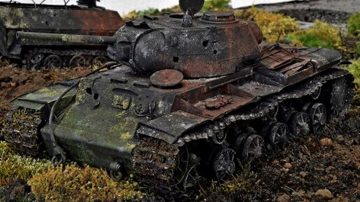 Картинка: Интересный факт. Как немецкий расчёт уничтожил себя рикошетом от советского танка КВ-1. Возможно ли такое?