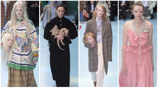 Картинка: Gucci устроили парад фриков на Миланском показе мод