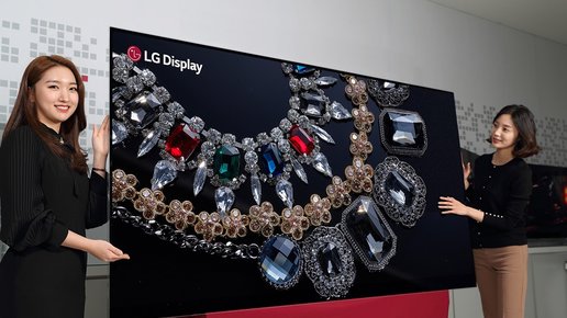 Картинка: LG представила гигантскую панель с разрешением 8К