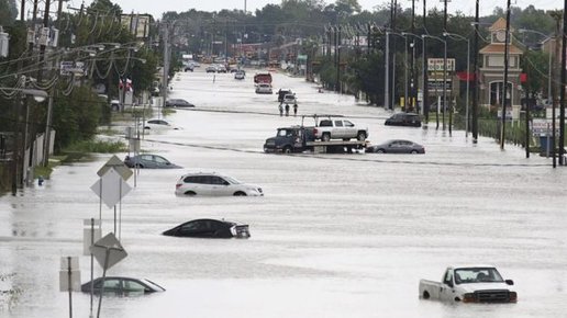 Картинка: Жара и наводнения. 2017 год бьёт новые температурные рекорды.