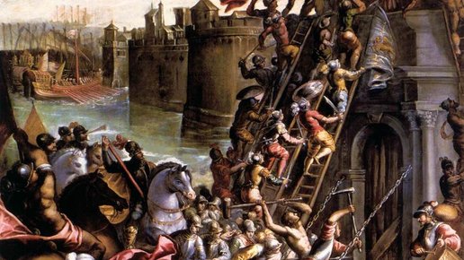 Картинка: Осада Зары — крестоносцы против своих