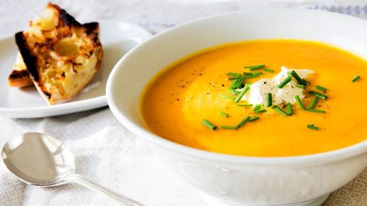 Картинка: Тыквенно-томатный суп-пюре