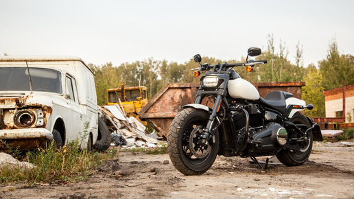 Картинка: Harley-Davidson Fat Bob: Назад в будущее