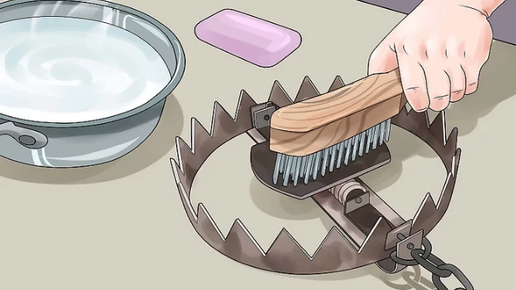 Картинка: Как правильно чистить капканы?
