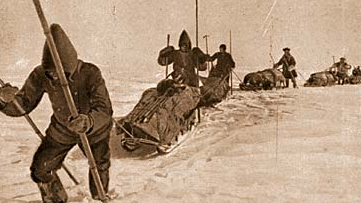 Картинка: 29 сентября 1888 года  - первая экспедиция Нансена в Гренландии