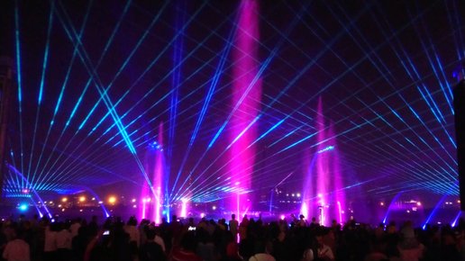 Картинка: Лучшее световое шоу - IMAGINE Dubai Festival City.