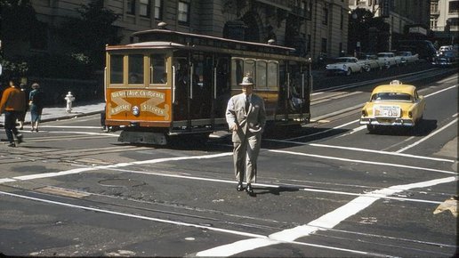 Картинка: Цветные фотографии Сан-Франциско 1950-ых