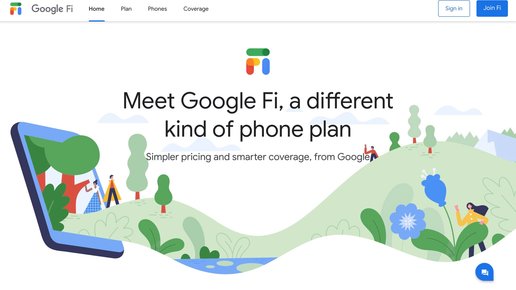 Картинка: Google Fi получил новый логотип и поддерживает даже iPhone