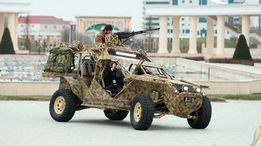 Картинка: Новый армейский багги из Чечни — 320 сил и коробка автомат