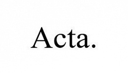 Acta. ИНТЕРНЕТ-ИЗДАНИЕ