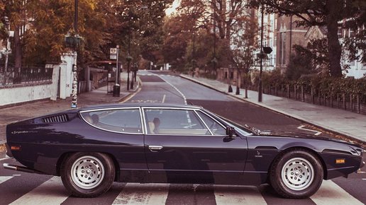 Картинка: Lamborghini Espada празднует пятидесятилетие на лондонской Эбби-роад