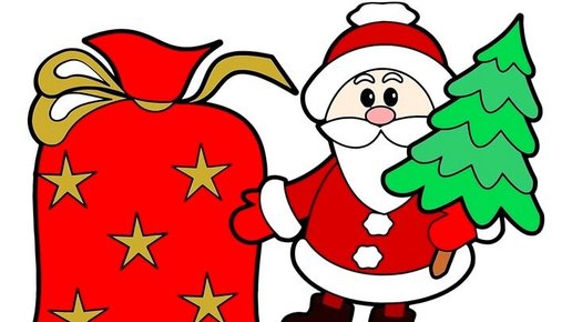 Картинка: Новогодние трафареты Дедов Морозов для ваших поделок