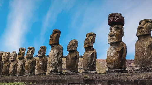 Картинка: Моаи - статуи острова Пасхи