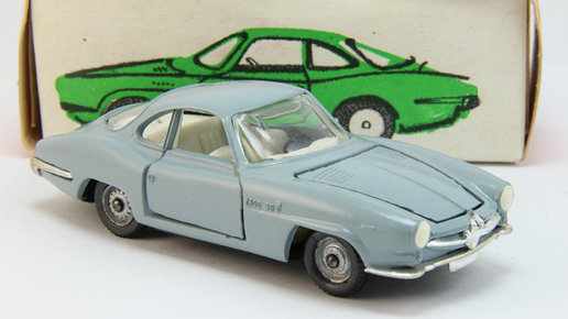 Картинка: Модельки СССР. Alfa Romeo Giulia SS и Ford Consul Cortina
