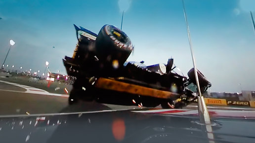 Картинка: Formula-1 видео: Авария Нико Хьюлькенберга с камер 360 градусов