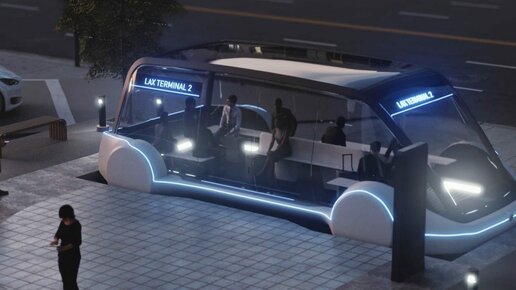 Картинка: Boring Company кроме туннеля покажет «полностью автономные транспортные средства»