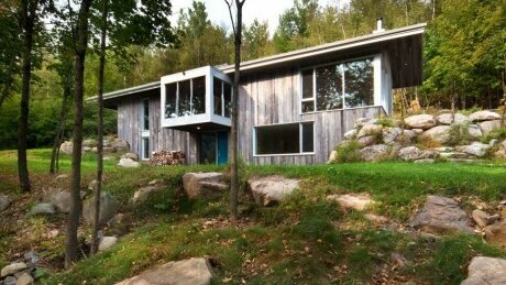 Картинка: Лесной дом в Канаде
