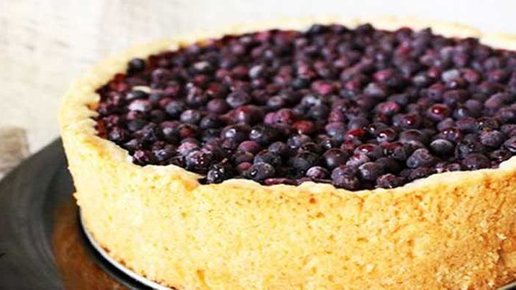 Картинка: Готовим очень вкусный творожный пирог с ягодами