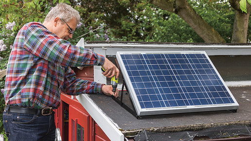 Картинка: Как подключить солнечную батарею к АКБ - обучение