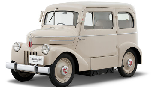 Картинка: Восстановлен первый японский уникальный электромобиль Nissan Tama EV 1947 года выпуска