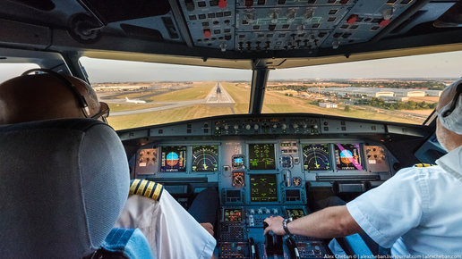 Картинка: Глазами чешского пилота: посадка в Праге