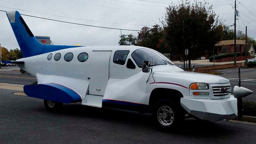 Картинка: На eBay выставлен «самолёт», который может ездить по обычным дорогам