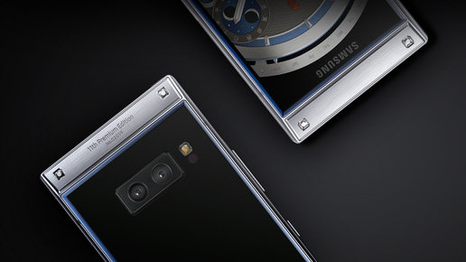 Картинка: Samsung анонсировала смартфон с двумя экранами и двоной основной камерой