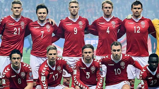 Картинка: Все в строй! Сборная Дании сыграла против Словакии максимально странным составом