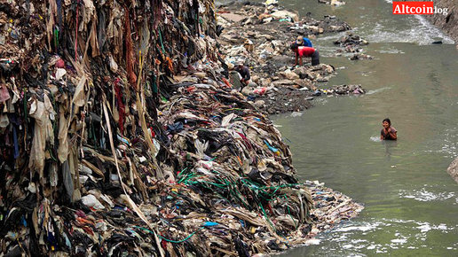 Картинка:  Применение блокчейн-технологии в решении проблем загрязнения океанов пластиком