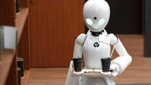 Картинка: В Японии роботов приняли на работу в кафе