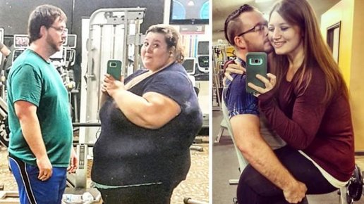 Картинка: Муж и жена сбросили на двоих 180 кг за 18 месяцев