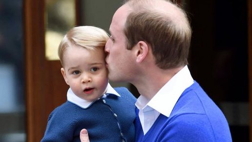 Картинка: Отец и сын: трогательные фото принцев Уильяма и Джорджа (Фото)