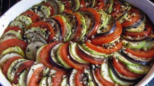 Картинка: Овощи по - провански - простое и полезное блюдо!