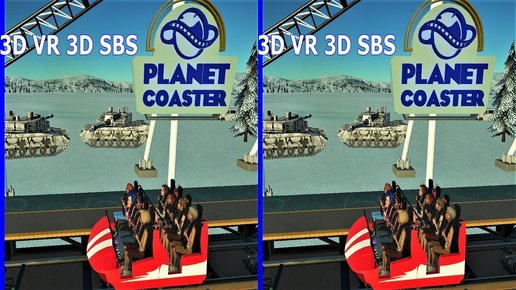 Картинка: Видео для VR очков и 3д тв американскиe гороки Planet Coaster