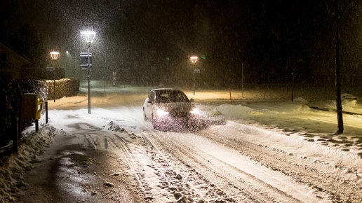 Картинка: Безопасное вождение автомобиля зимой