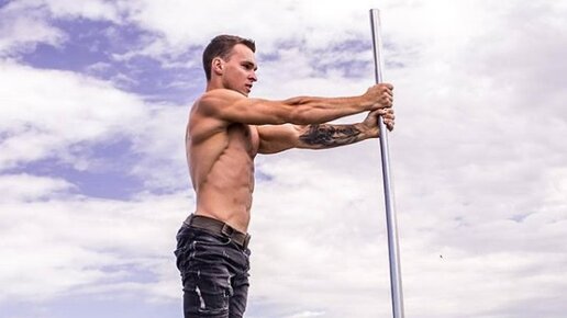 Картинка: Что вы могли не знать о мужском Pole Dance. Невероятные силовые трюки!(видео)