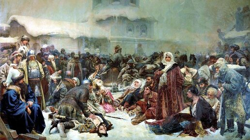 Картинка: Поход Ивана Великого на Новгород. Шелонская битва, 1471 г.