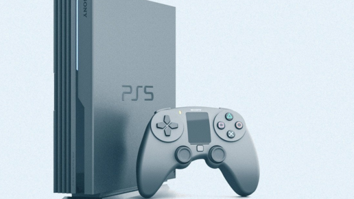 Картинка: Дизайн PS5 от Джозефа Дюмари.