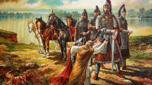 Картинка: Волжская Булгария. Кипчаки. Илья Муромец против орды Чингисхана