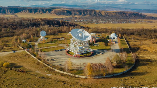 Картинка: Обсерватории Зеленчукского района Карачаево-Черкессии с высоты птичьего полёта