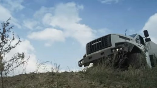 Картинка: Новый вездеход Урал Некст Ural Next new all-wheel drive truck.