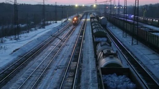Картинка: Под Пермью с рельсов сошли семь вагонов грузового поезда