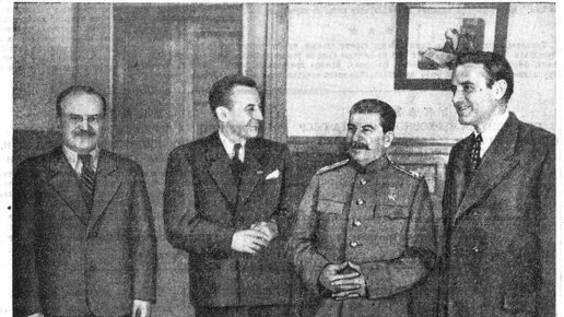 Картинка: Приём тов. И. В. И. В. Сталиным г-на Э. Джонстона