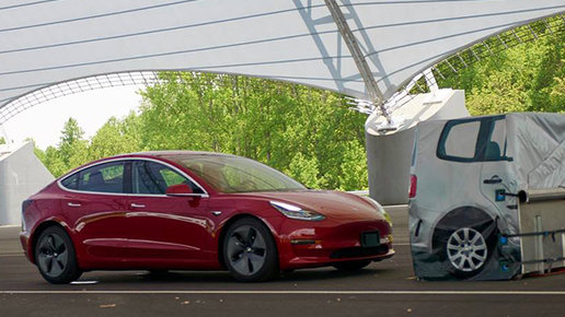 Картинка: Стали известны результаты испытаний безопасности Tesla Model 3 