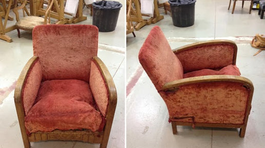Картинка: Процесс восстановления кресла — как это делают профессионалы