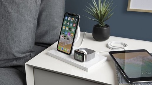 Картинка: Беспроводная док-станция Belkin зарядит три устройства Apple одновременно