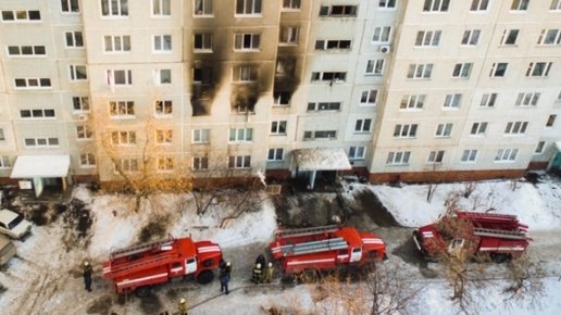 Картинка: В Омске в очередной квартире взорвался газ.