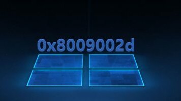 Картинка: Ошибка 0x8009002d при входе с использованием PIN или пароля