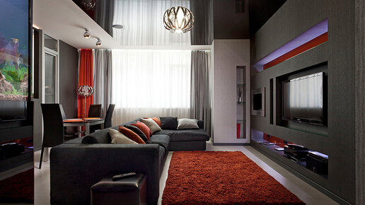 Картинка: 16 интерьеров гостиных с угловыми диванами