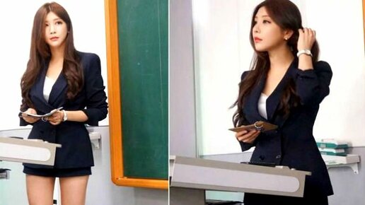 Картинка: Самый красивый лектор Южной Кореи и почему её лекции никогда не пропускают
